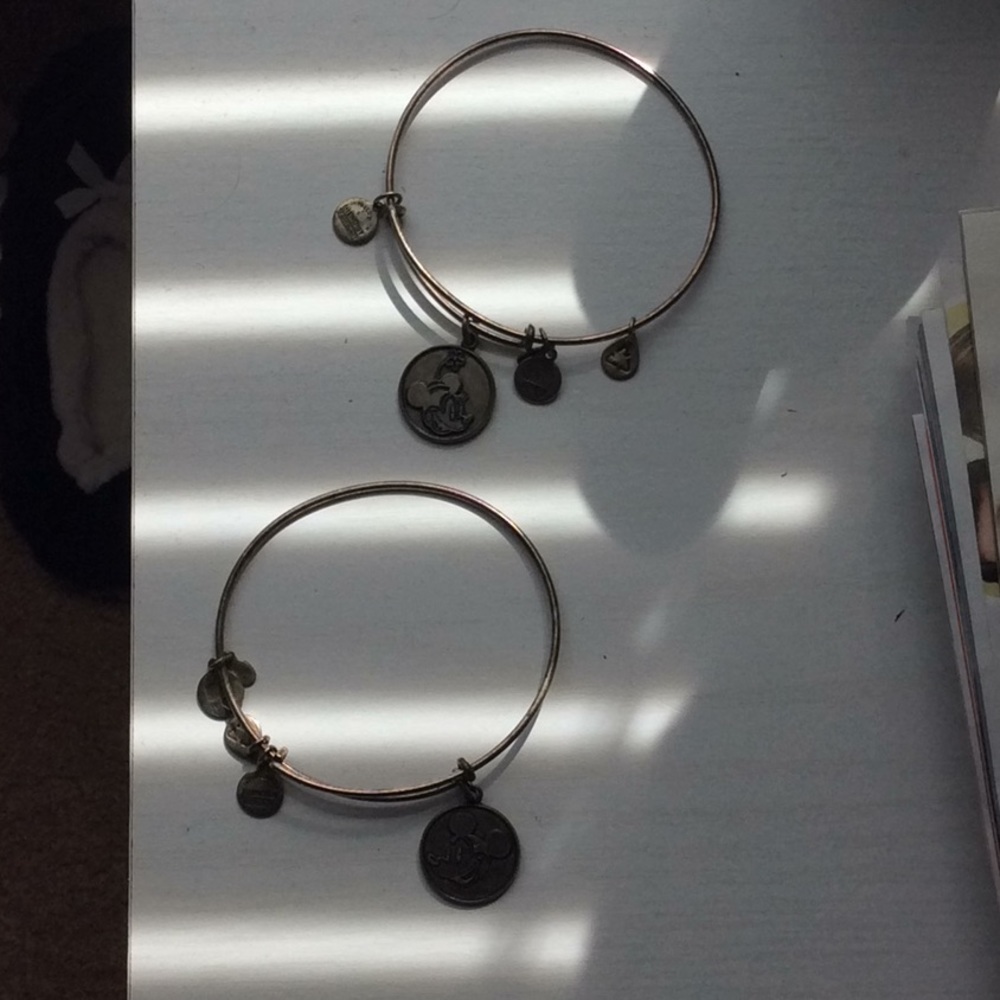Mickey and Minnie Alex and Ani Silver